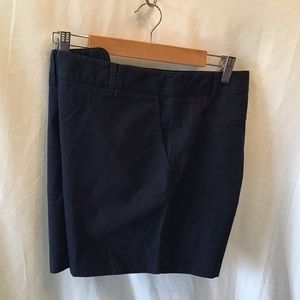 Ann Taylor Loft navy blue shorts, EUC, size 10